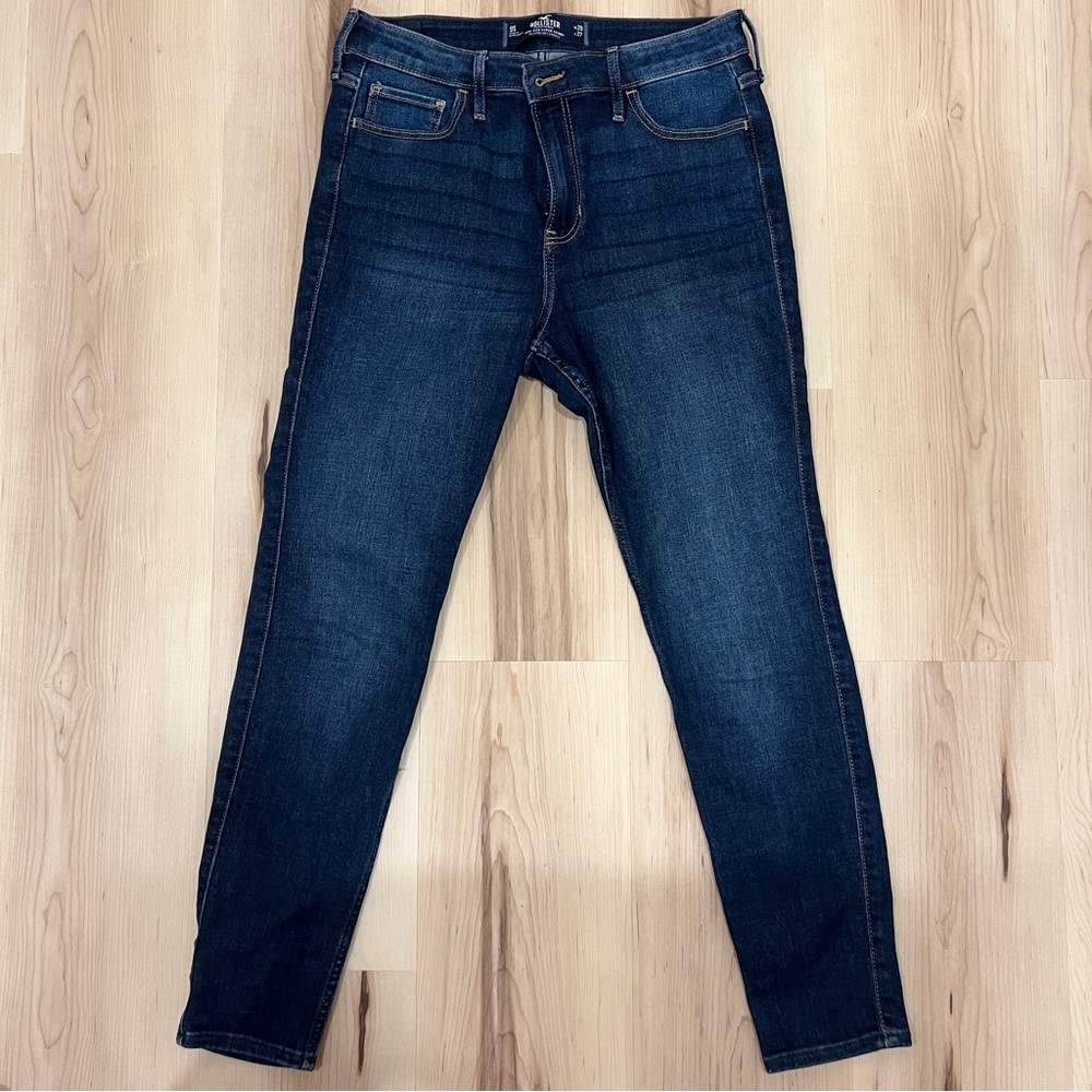 Hollister High Rise Dark Wash Skinny Jeans Size 29